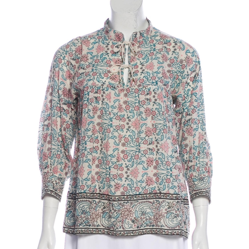Ulla Johnson Flora Printed Top - Cotton